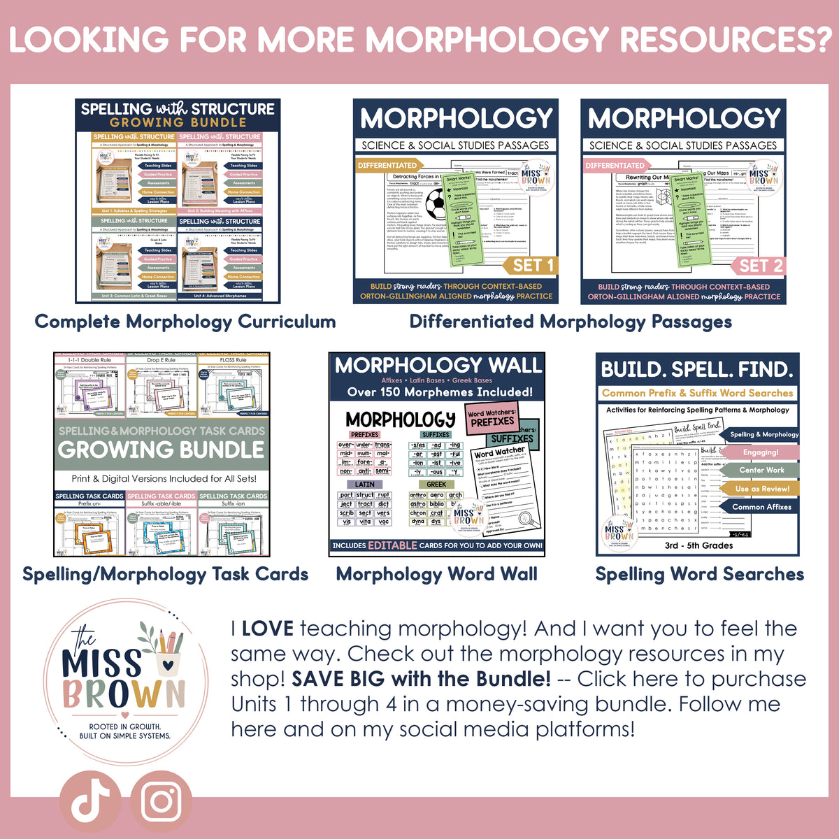 Morphology Worksheets: Greek & Latin Base Words Practice | 3rd–5th Grade
