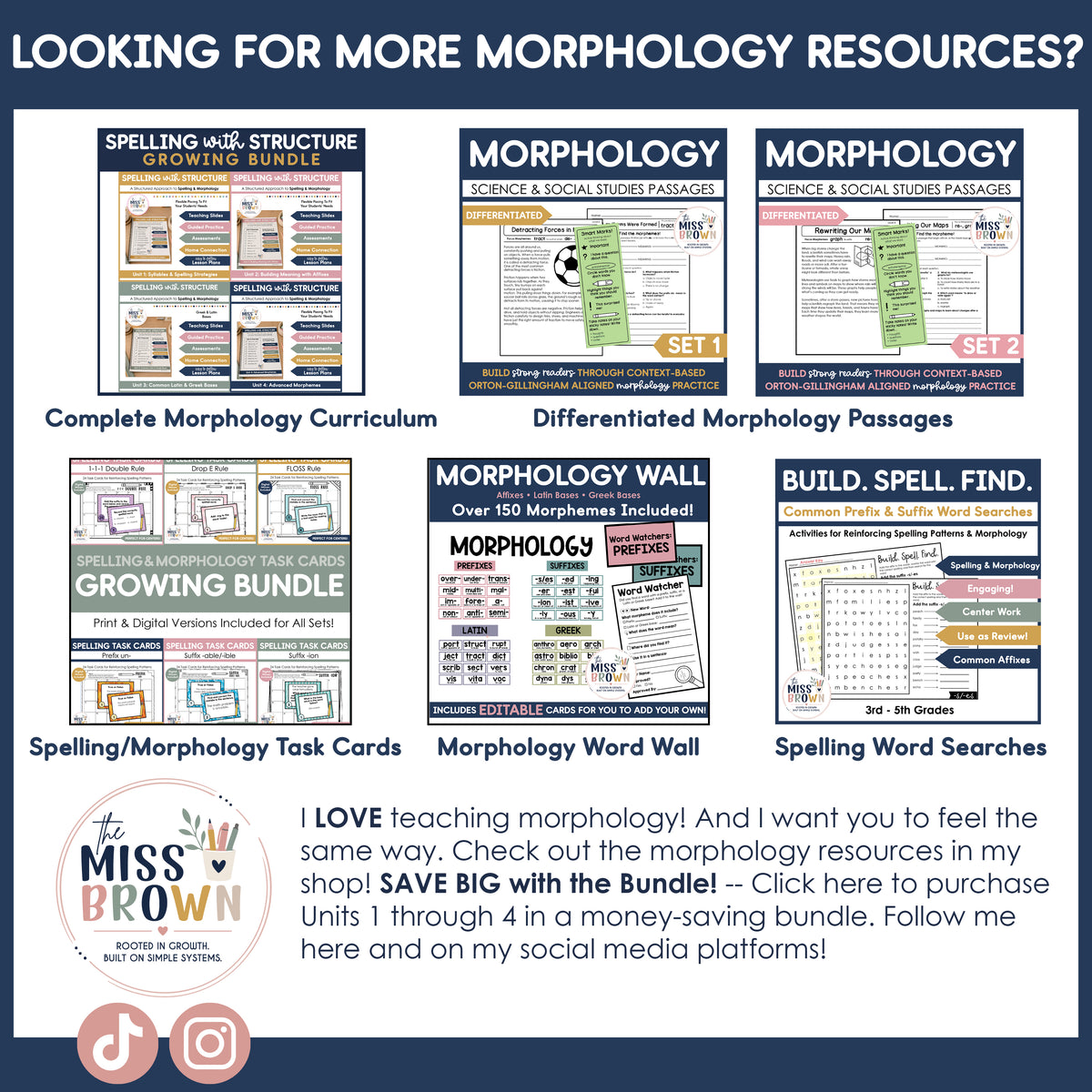 Morphology Worksheets: Affixes, Greek & Latin Bases Practice | 3rd - 5th Grades