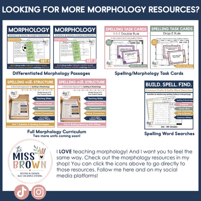 Interactive, EDITABLE Morphology Wall - Prefixes, Suffixes & Latin and Greek Bases