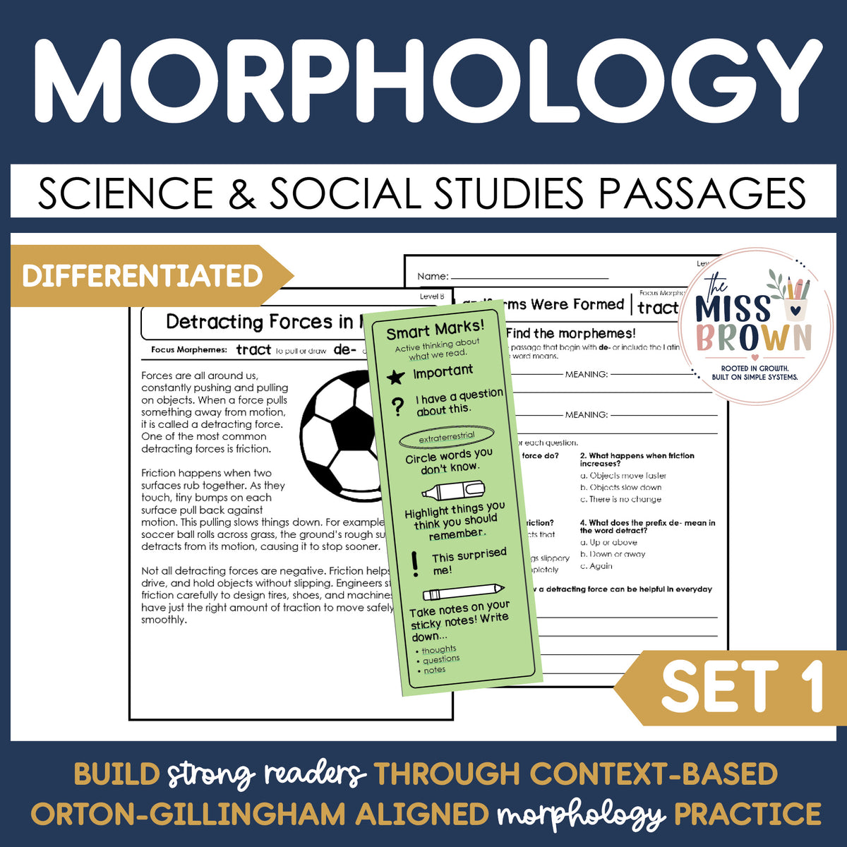 Morphology Passages Set 1 | Nonfiction Morphology Contextual Reading Practice