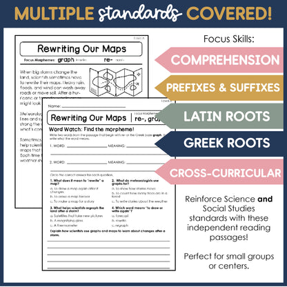Morphology Passages Set 1 | Nonfiction Morphology Contextual Reading Practice