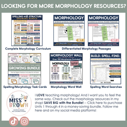 Morphology Worksheets: Prefix Practice | 3rd–5th Grade