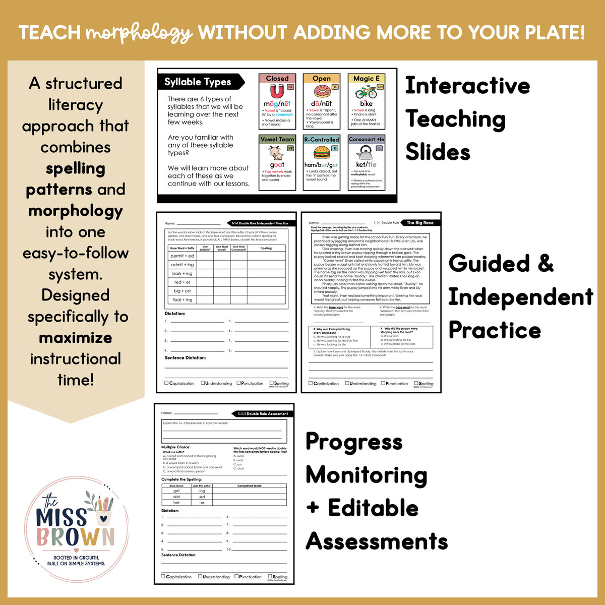 Spelling with Structure: Unit 1 – Syllables & Spelling Strategies